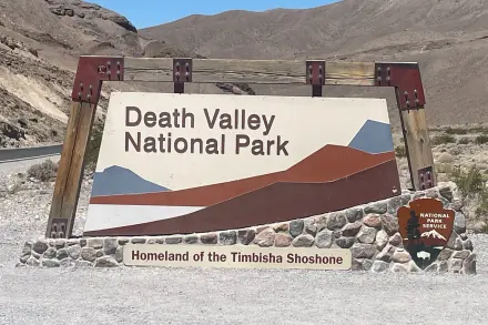 Wjazd do Death Valley